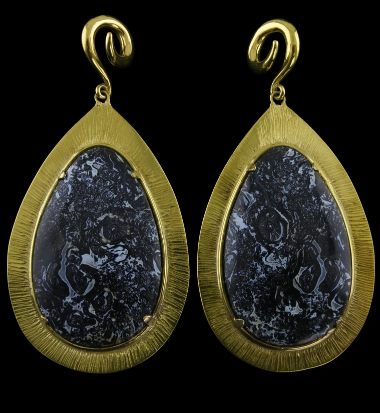 Lament Palm Root Stone Ear Weights - Mrs Treak