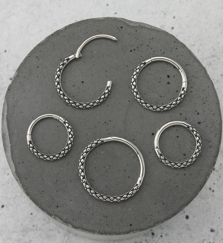 Scales Hinged Segment Ring - Mrs Treak