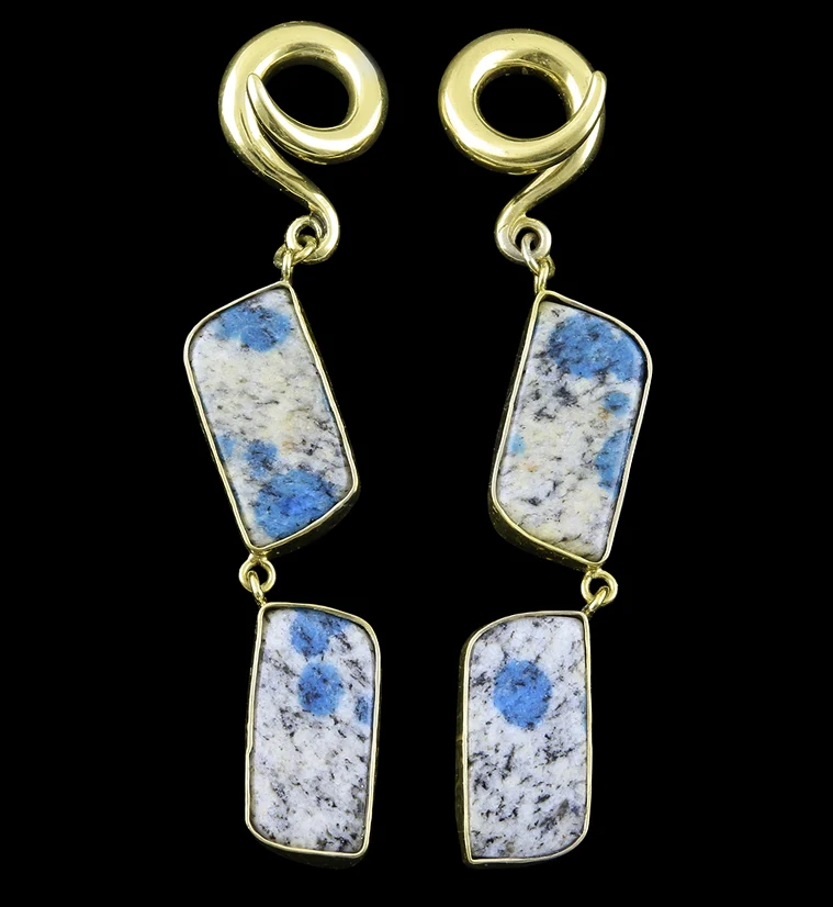 Parallel K2 Jasper Stone Ear Weights - Mrs Treak