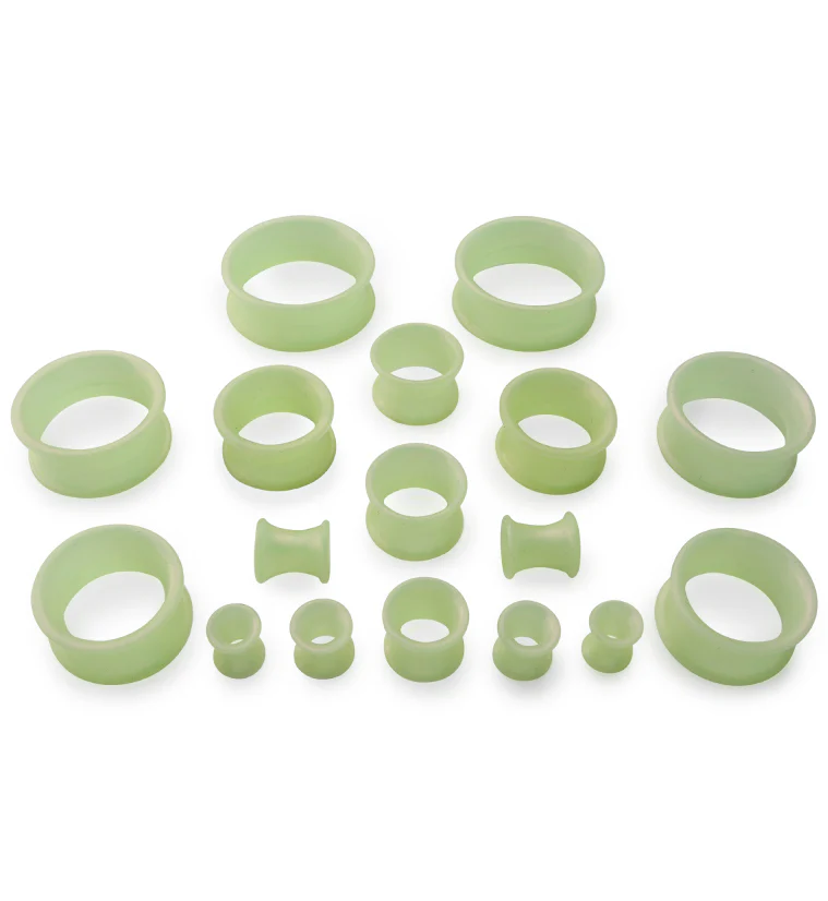 Green Metallic Silicone Ear Skins - Mrs Treak