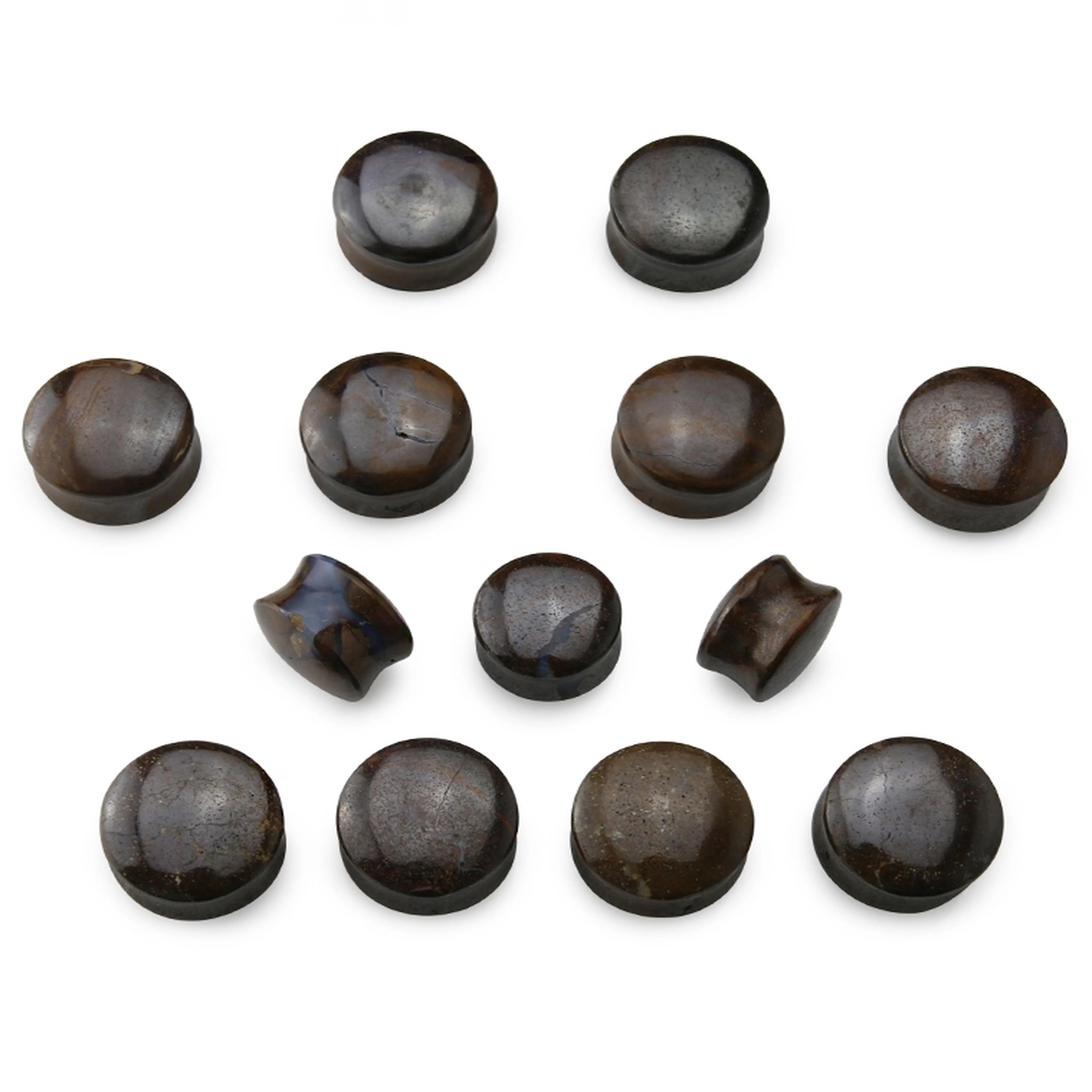 Boulder Opal Plugs (GRADE C) - Mrs Treak