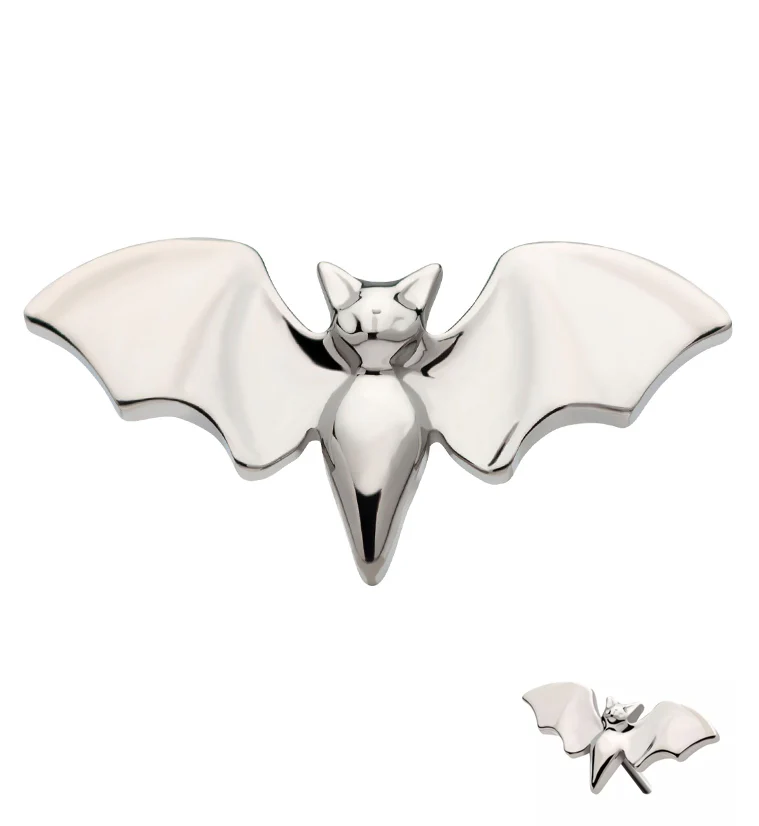 Bat Threadless Titanium Top - Mrs Treak