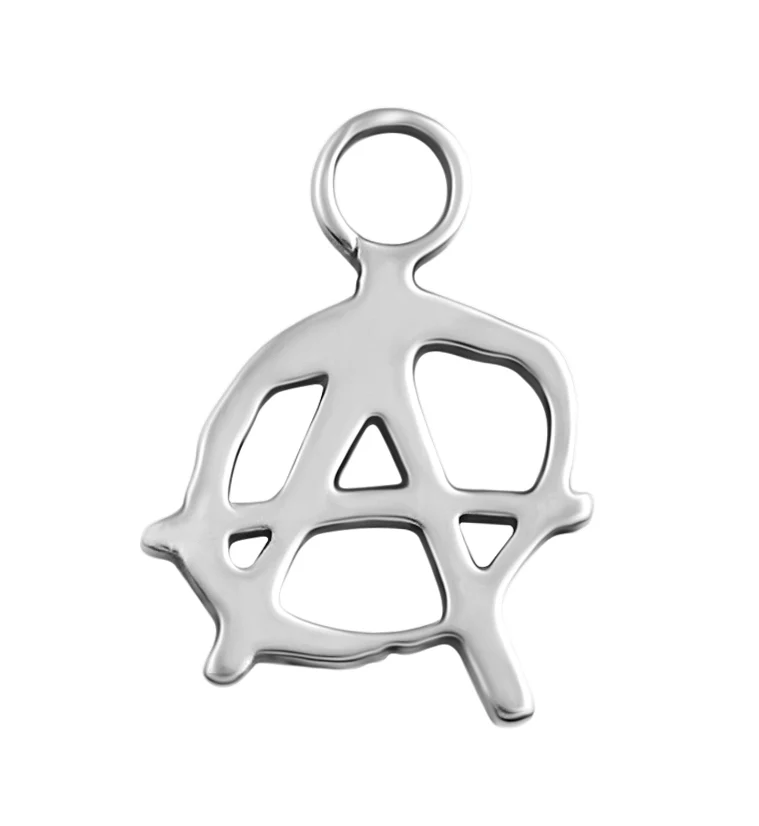Anarchy Stainless Steel Charm - Mrs Treak