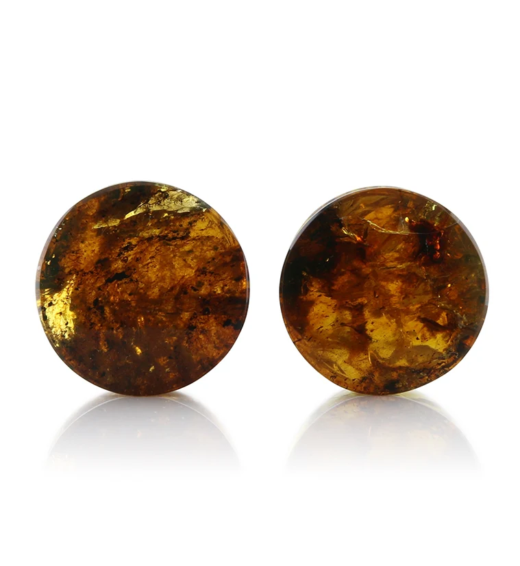Chiapas Amber Plugs 5/8