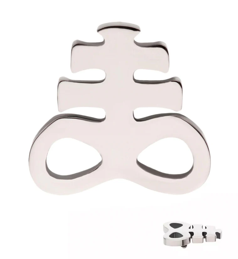 Leviathan Cross Internally Threaded Titanium Top - Mrs Treak