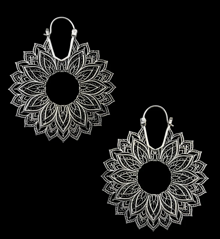 Manda White Brass Ear Weights - Mrs Treak