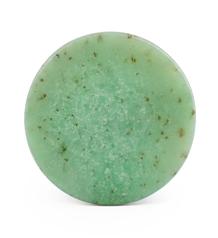 Chrysoprase Stone Plugs - Mrs Treak