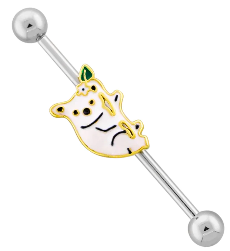 Koala Stainless Steel Industrial Barbell - Mrs Treak