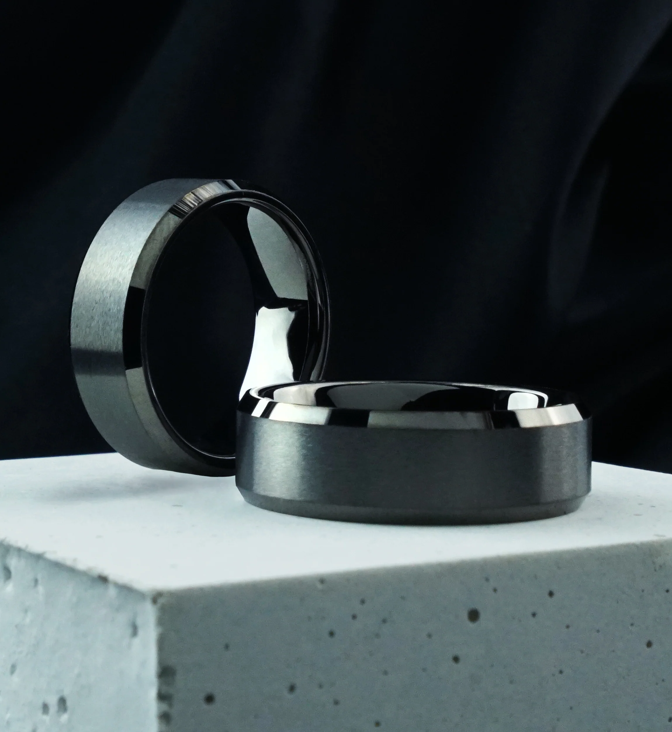 Gun Metal Tungsten Ring - Mrs Treak