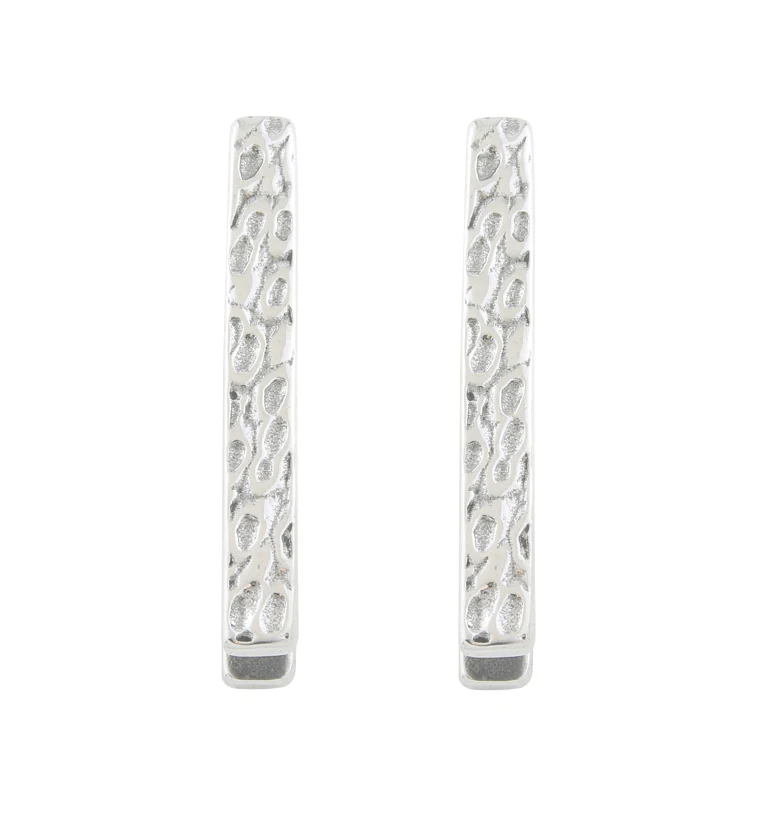 Hammered Tower Bar Ear Weights - Mrs Treak