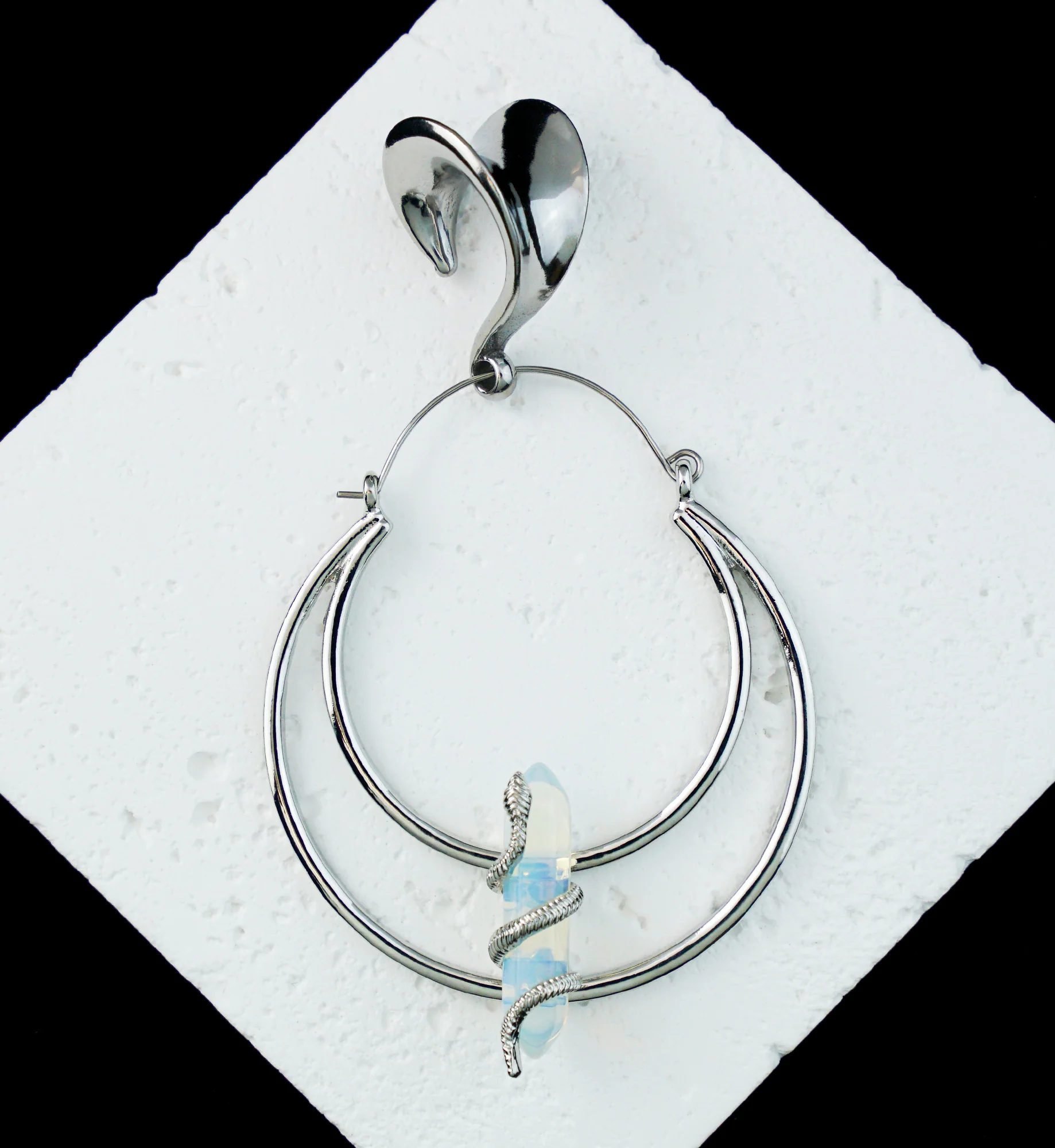 Saddle Hanger Stainless Steel Ear Weights - Mrs Treak