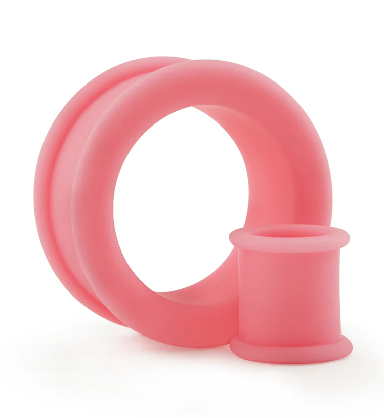 Bubblegum Pink Silicone Tunnels - Mrs Treak