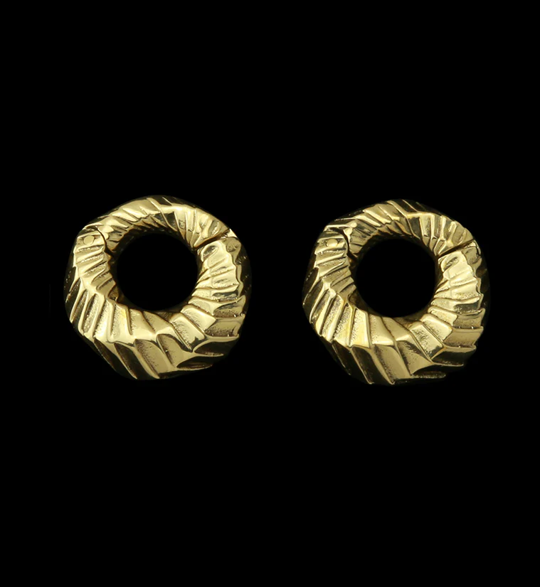 Proxy Brass Hinged Ear Weights - Mrs Treak