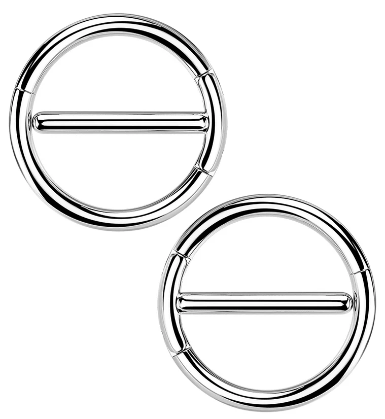 Circlet Stainless Steel Nipple Clicker Ring - Mrs Treak