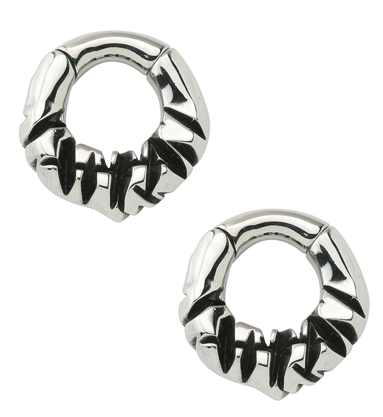 Slash Hinged Ear Weights - Mrs Treak
