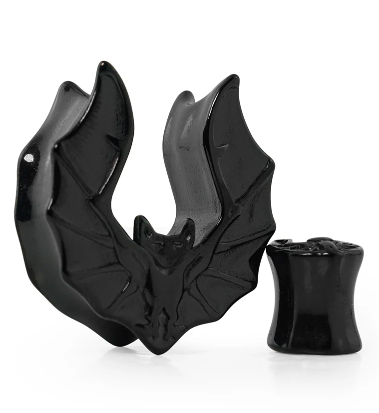 Black PVD Bat Stainless Steel Saddles - Mrs Treak