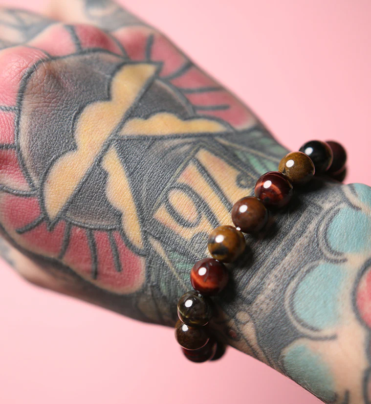 Tigers Eye Stone Bracelet - Mrs Treak