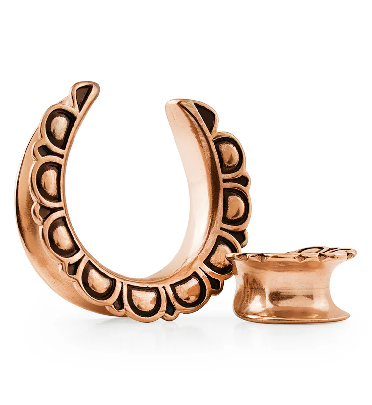 Rose Gold PVD Petal Saddles - Mrs Treak