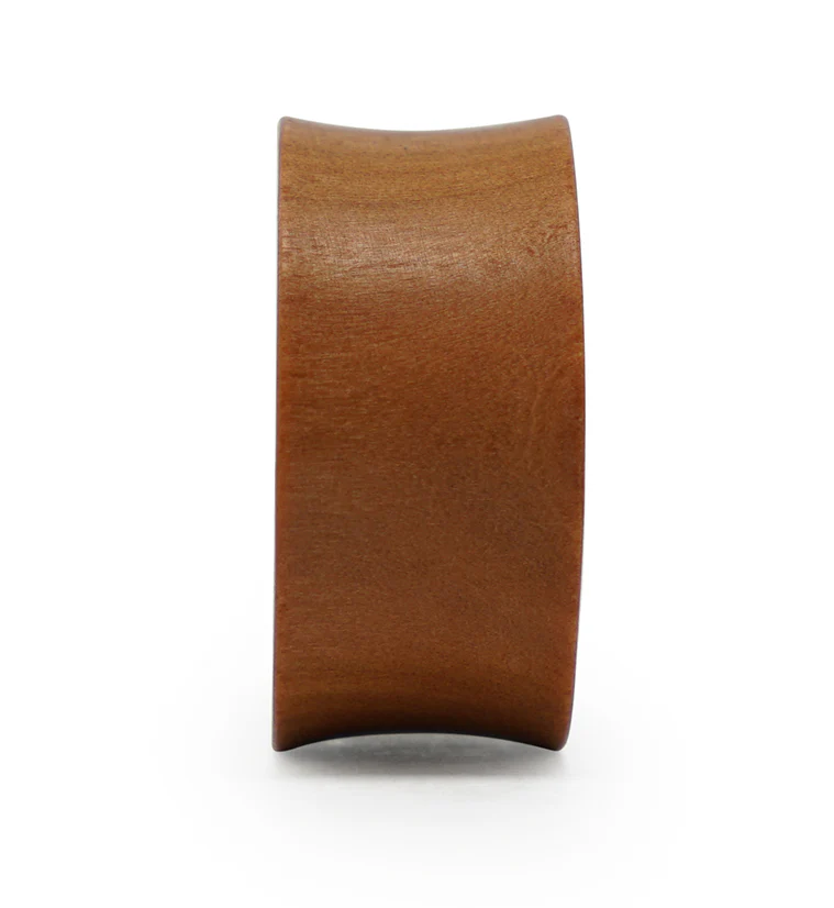 Round Void Saba Wood Plugs - Mrs Treak