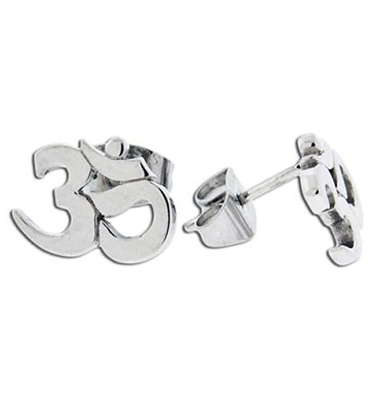 Ohm Stainless Steel Earrings - Mrs Treak