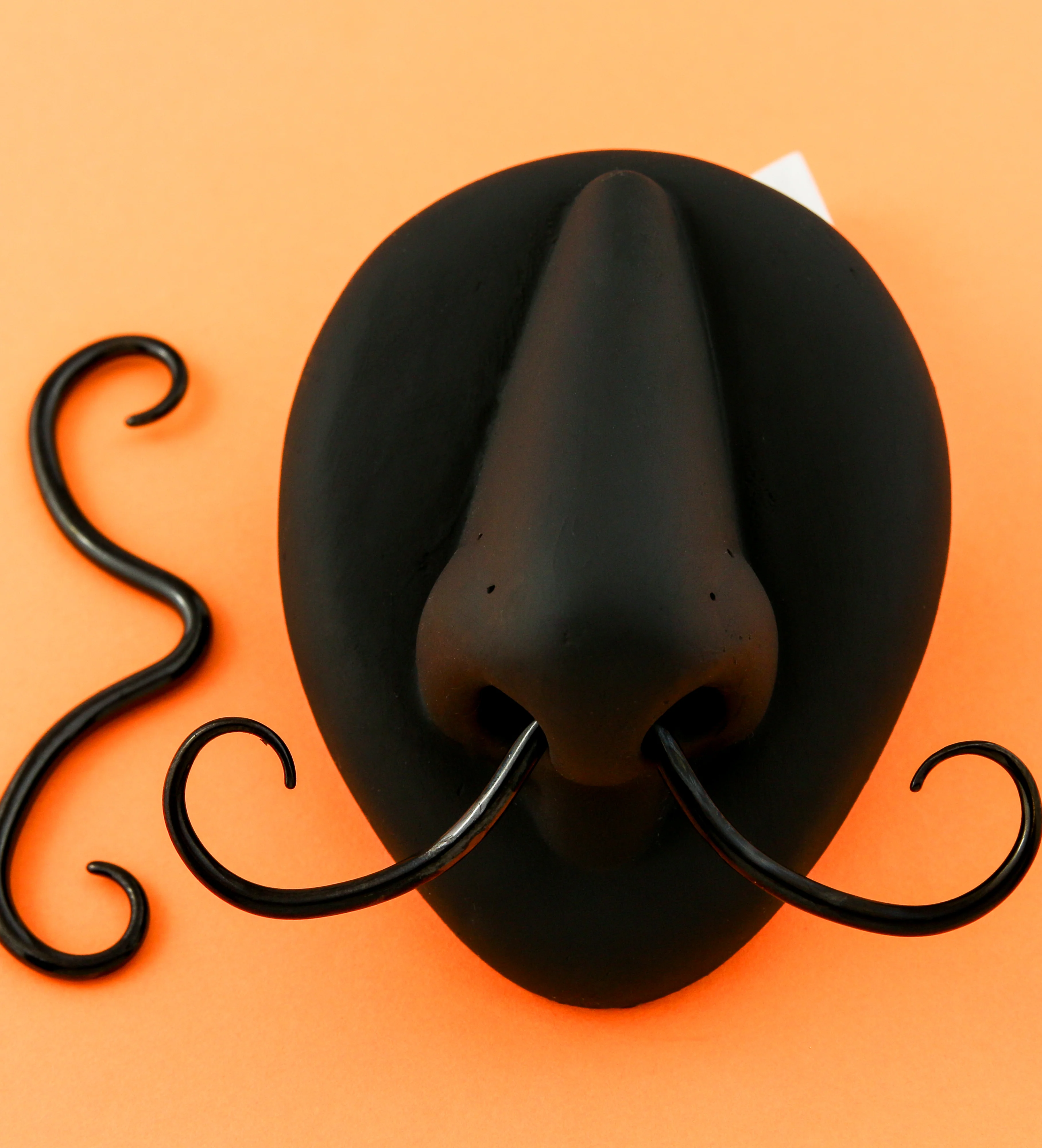 Black Imperial Mustache Septum Bar - Mrs Treak