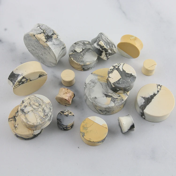 Maligano Jasper Stone Plugs - Mrs Treak