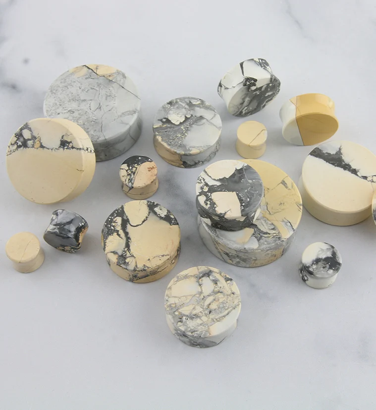 Maligano Jasper Stone Plugs - Mrs Treak