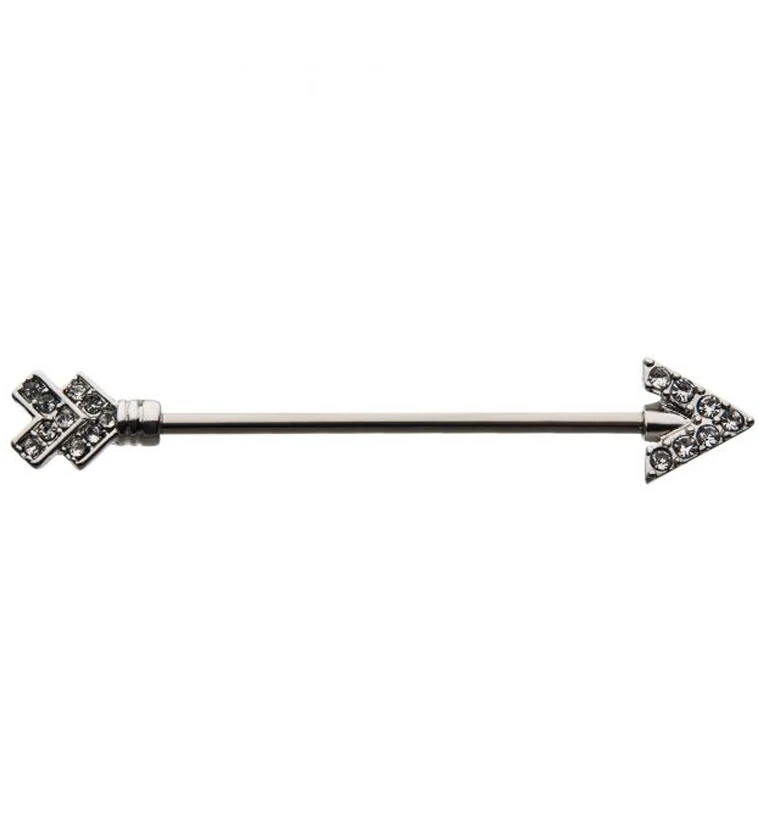 Arrow Gem Industrial Barbell - Mrs Treak