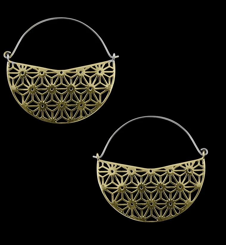 Asanoha Titanium Hangers - Earrings - Mrs Treak