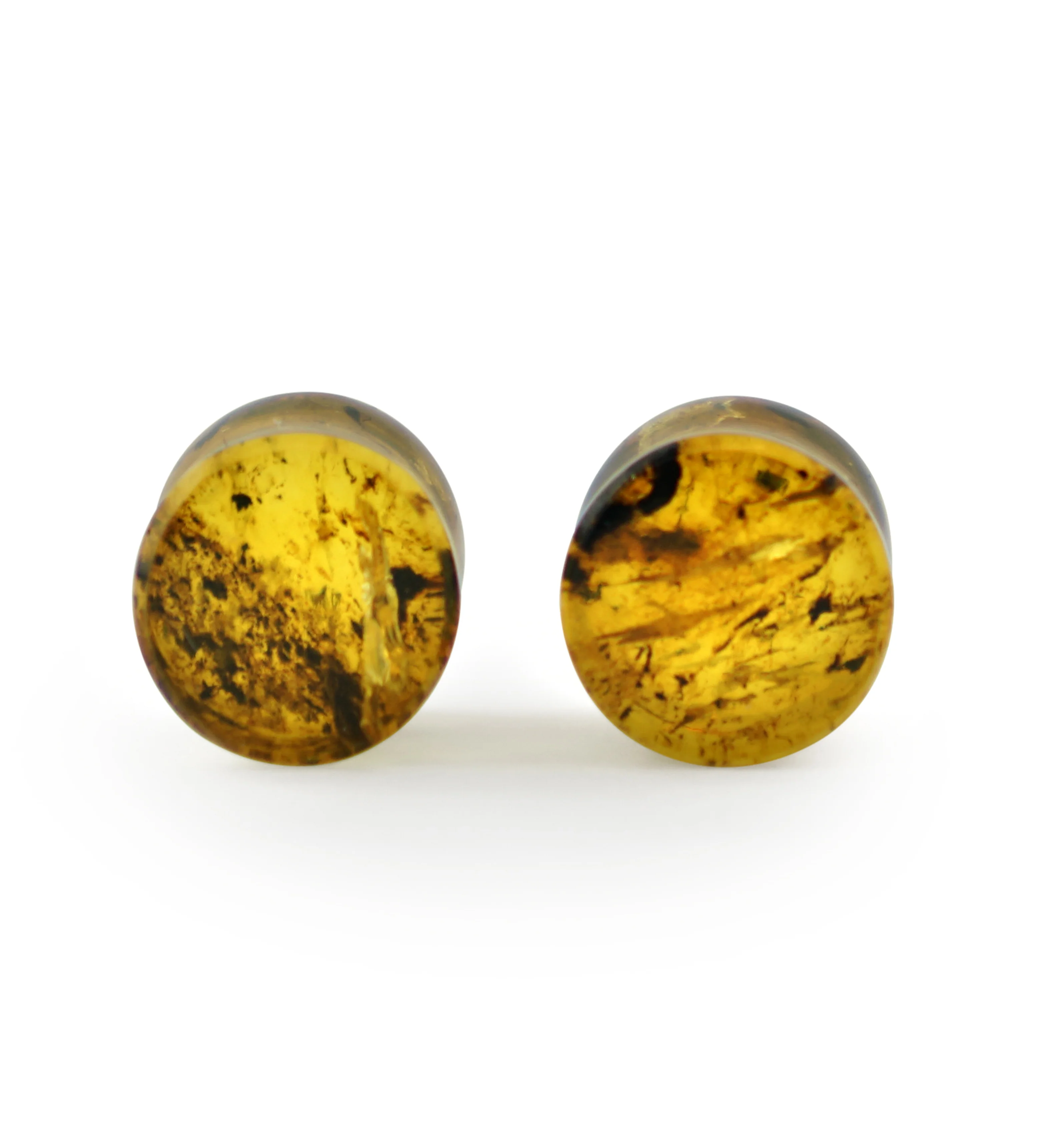 Chiapas Amber Plugs 00G (10mm) - Version 3 (Tiny chip) - Mrs Treak