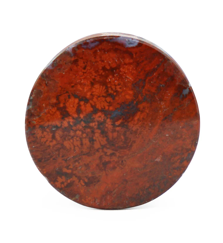Grade A Red Moss Agate Stone Plugs - Mrs Treak