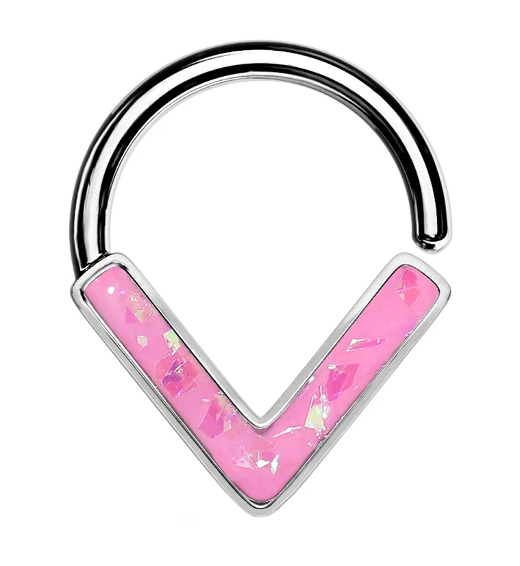 Pink Glitz Mote Seamless Ring - Mrs Treak