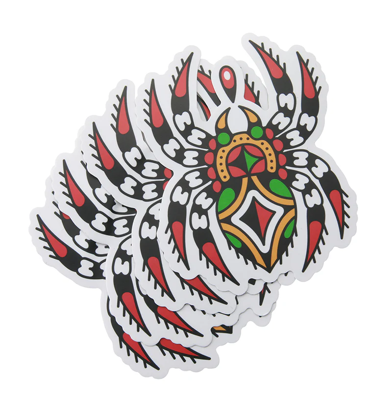 Spider Sticker Pack (4 pack) - Mrs Treak