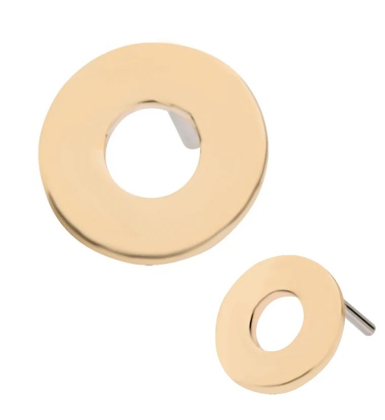 14kt Gold Cirque Threadless Top - Mrs Treak