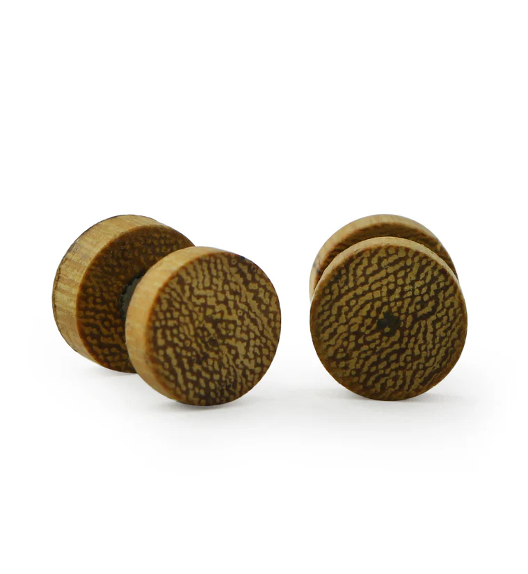 Gamal Wood Fake Gauge Plugs - Mrs Treak
