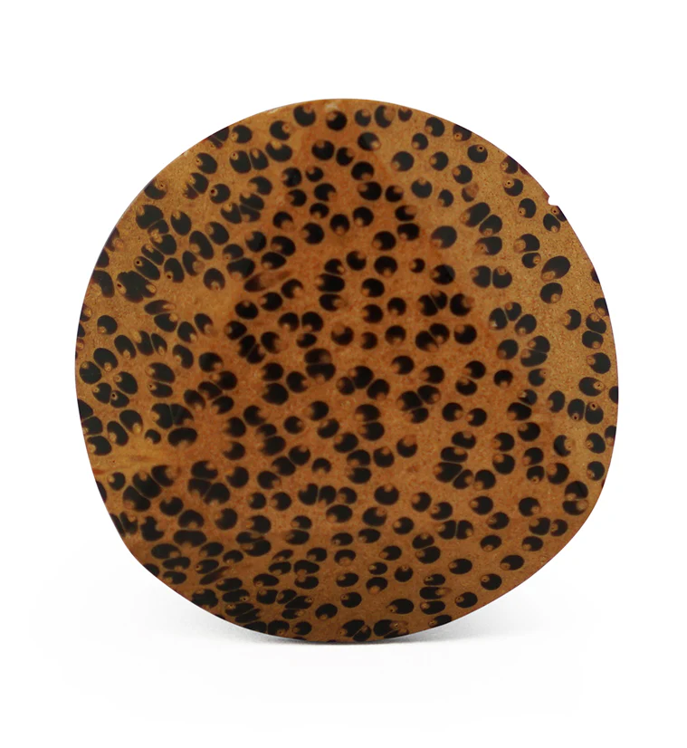 Coconut Wood Embossed Triangle Plugs - Mrs Treak