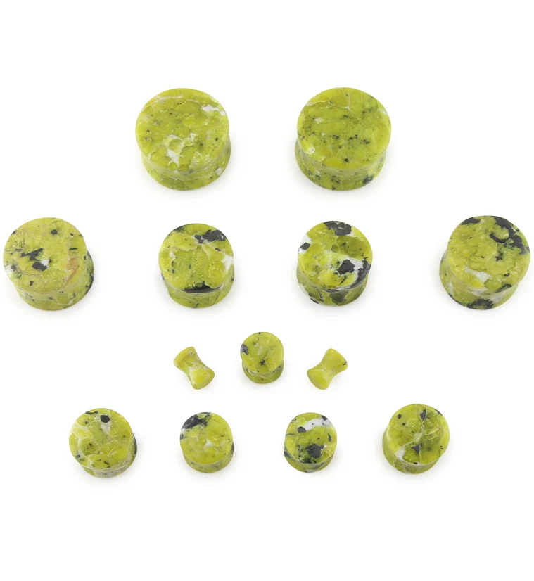 Lizardite Stone Plugs - Mrs Treak