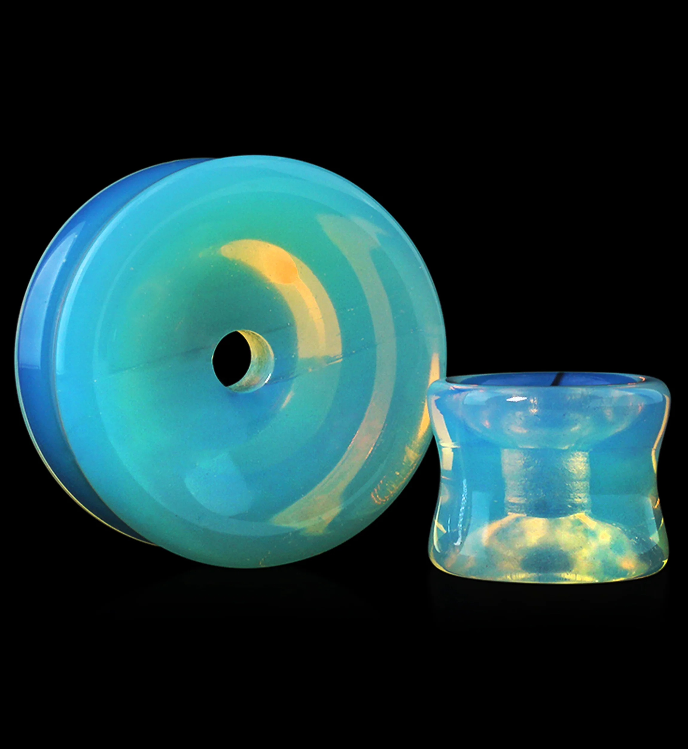 Opalite Thick Wall Tunnels - Mrs Treak