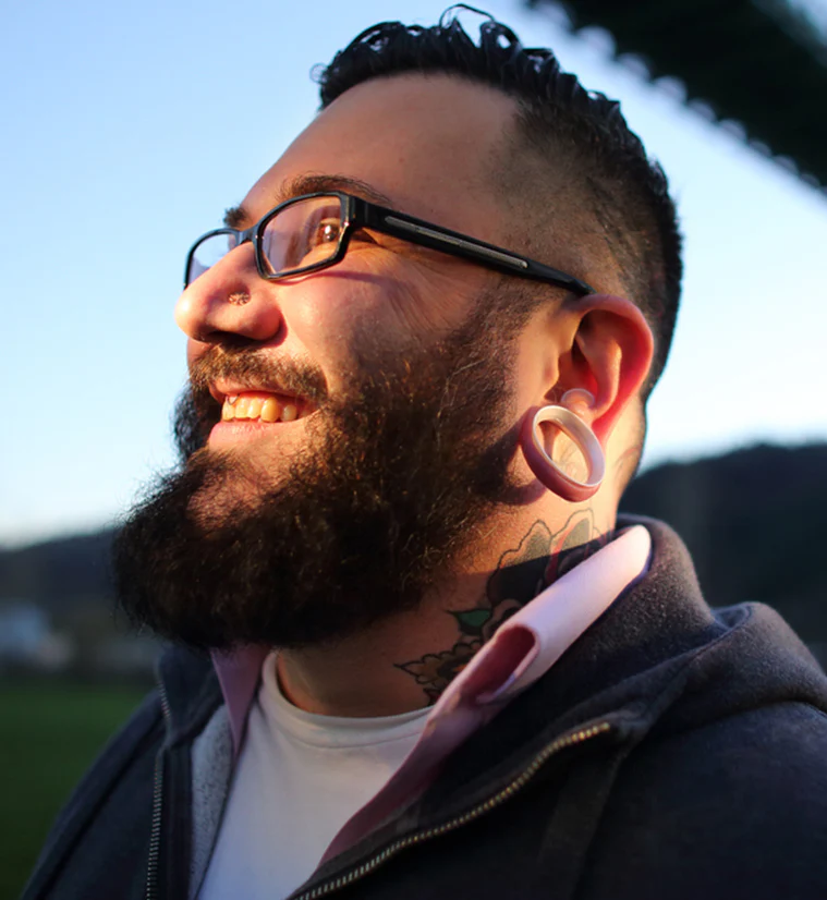 Kaos Grey Silicone Skin Eyelets - Mrs Treak