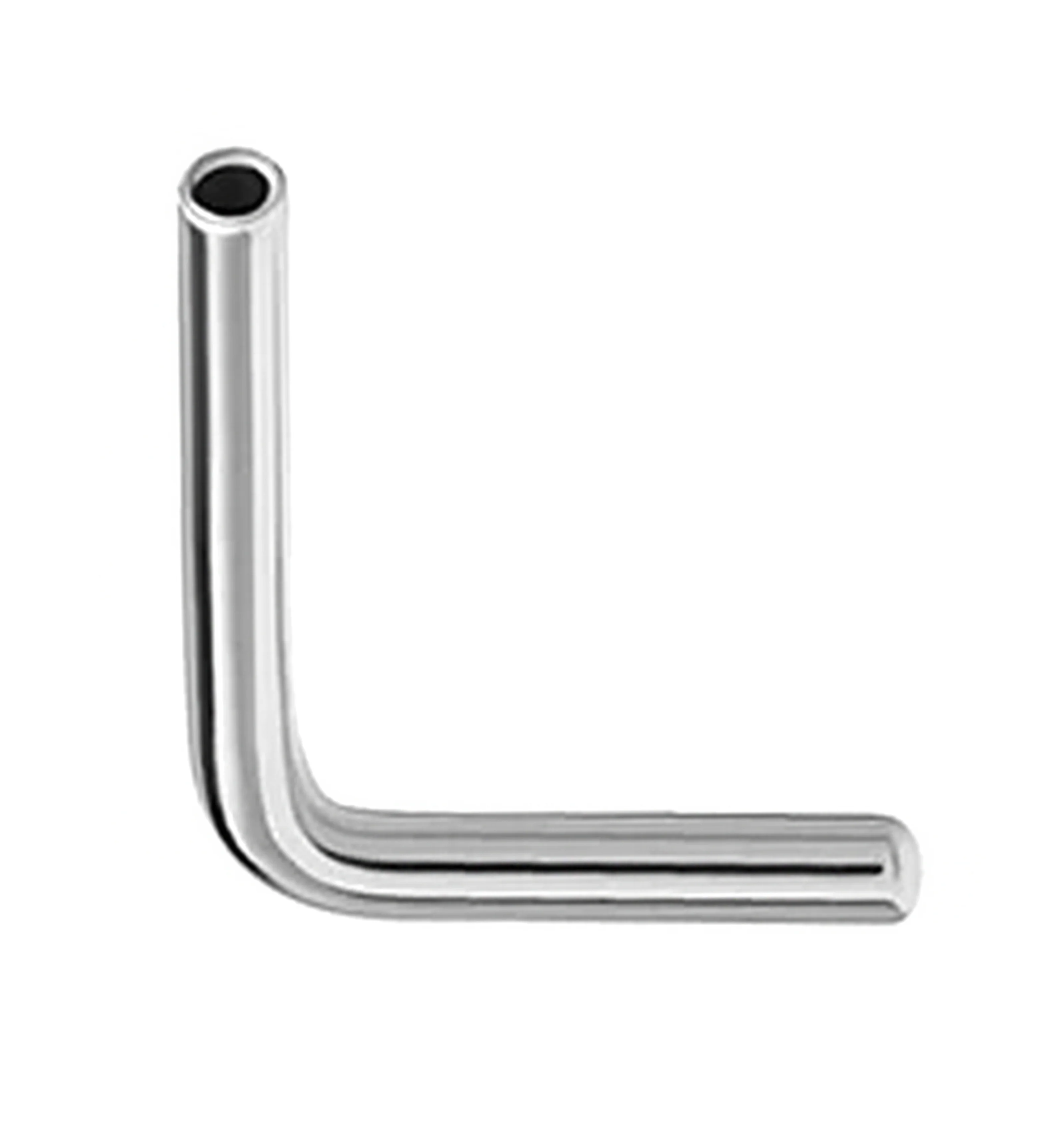 Threadless Titanium L-Bend Nose Ring - Mrs Treak