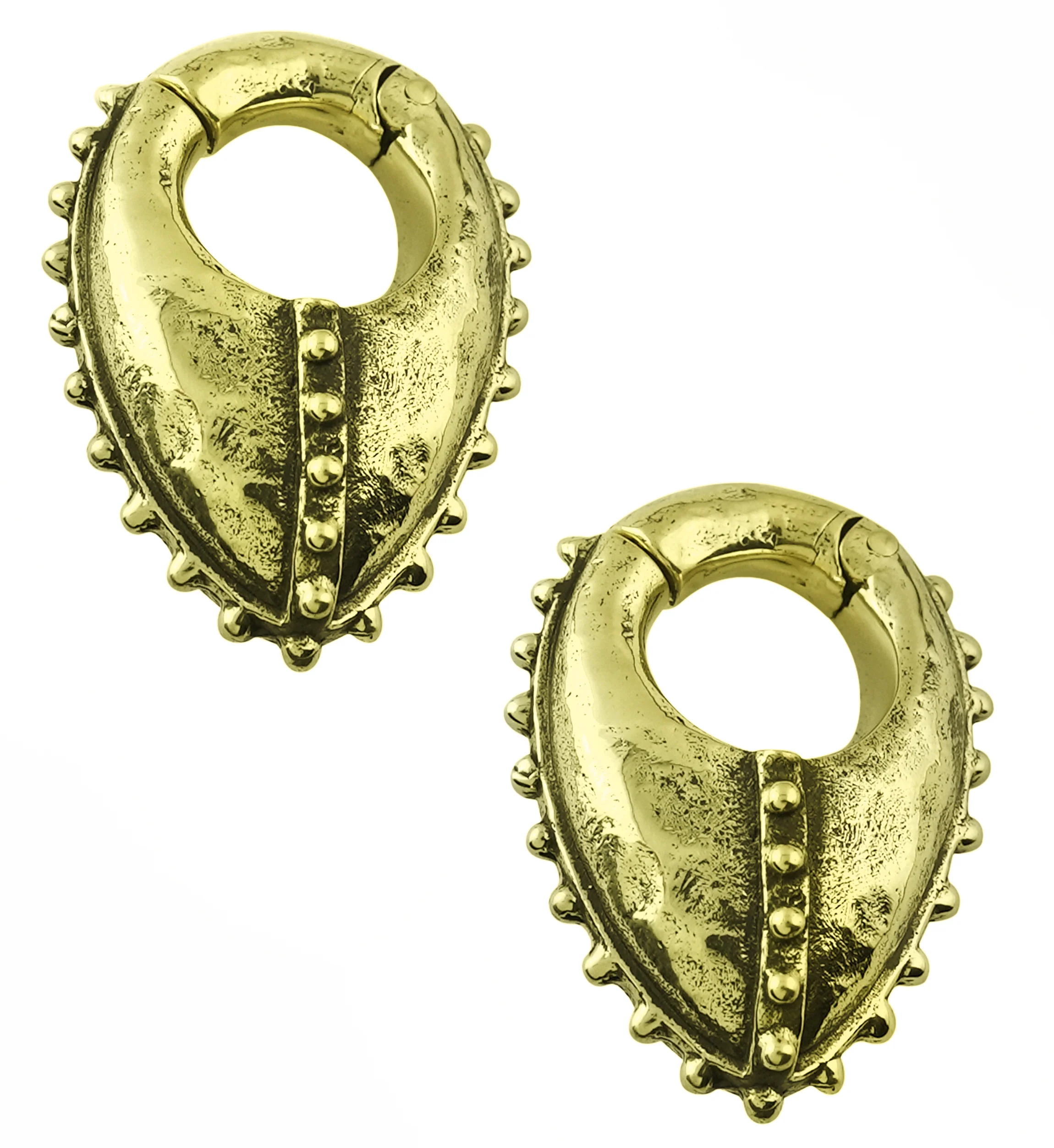 Sentry Brass Hinged Ear Weights - Mrs Treak