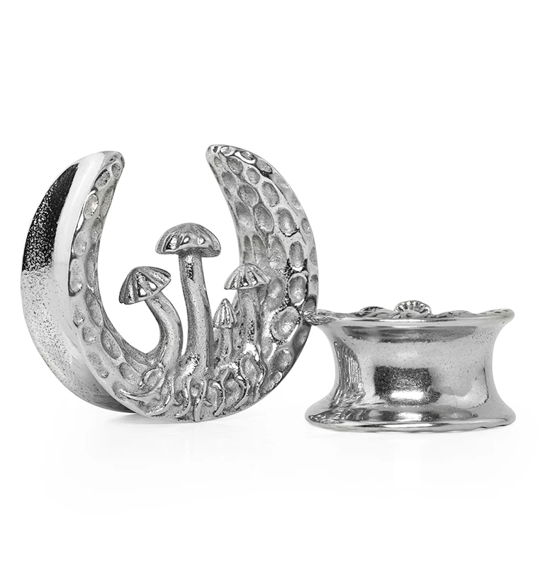 Hammered Mushroom Stainless Steel Saddles - Mrs Treak