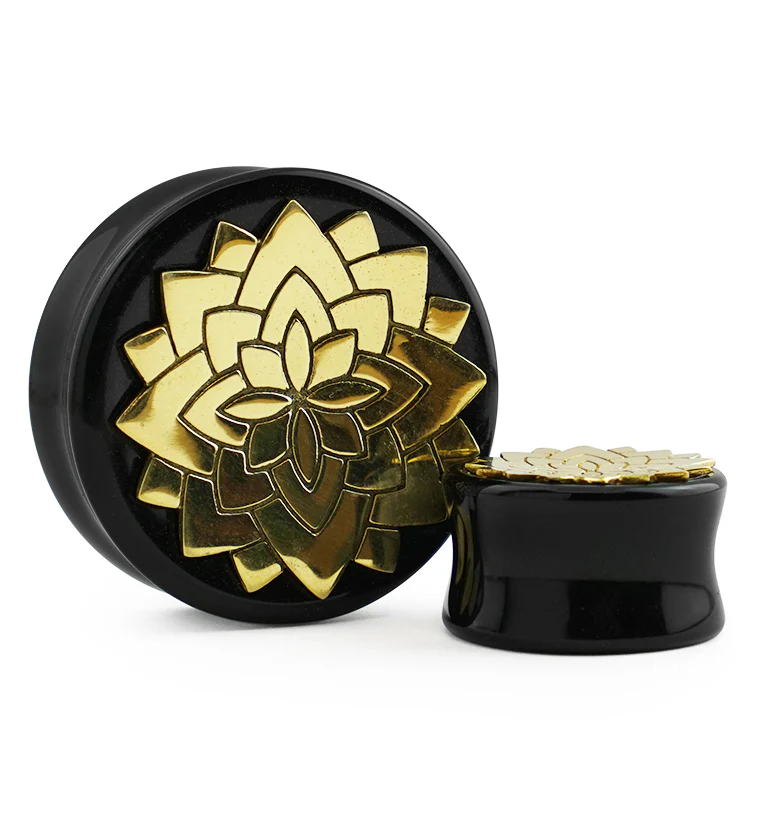Mandala Obsidian Plugs - Mrs Treak