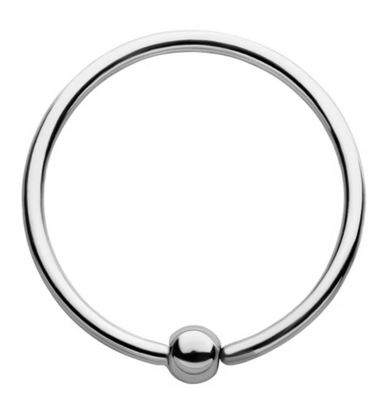 Titanium Annealed Fixed Captive Bead Ring - Mrs Treak