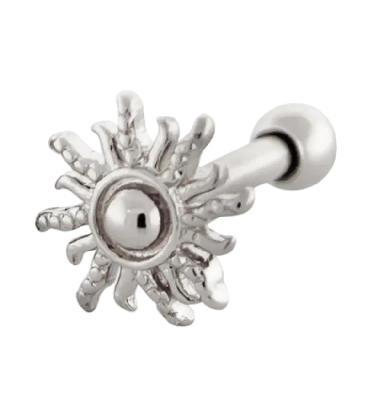 Sol Stainless Steel Cartilage Barbell - Mrs Treak