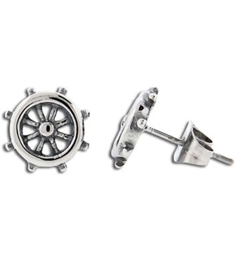 Helm Stainless Steel Earrings - Mrs Treak