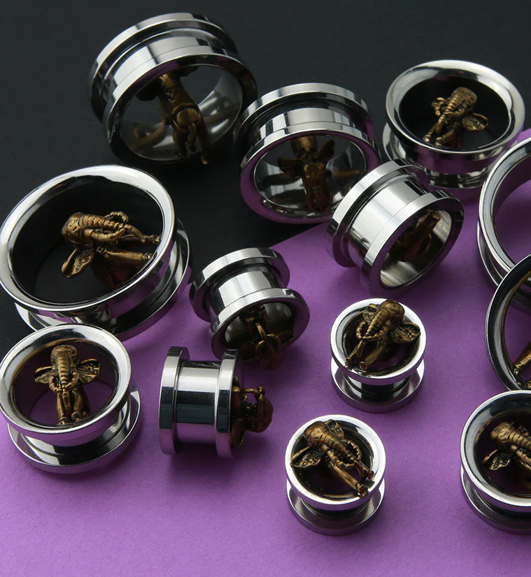 Golden Elephant Stainless Steel Tunnels - Mrs Treak