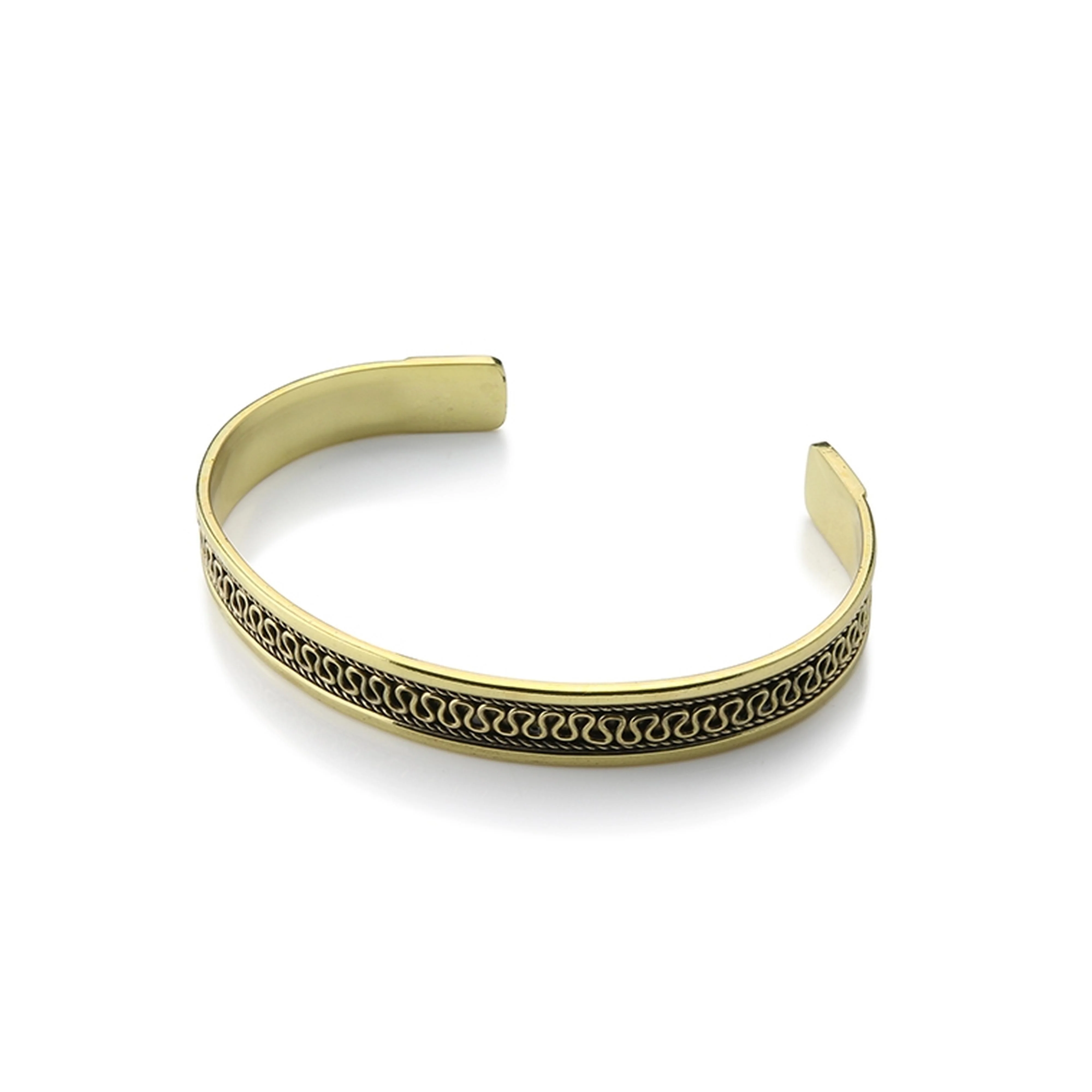 Cinta Brass Bangle - Mrs Treak