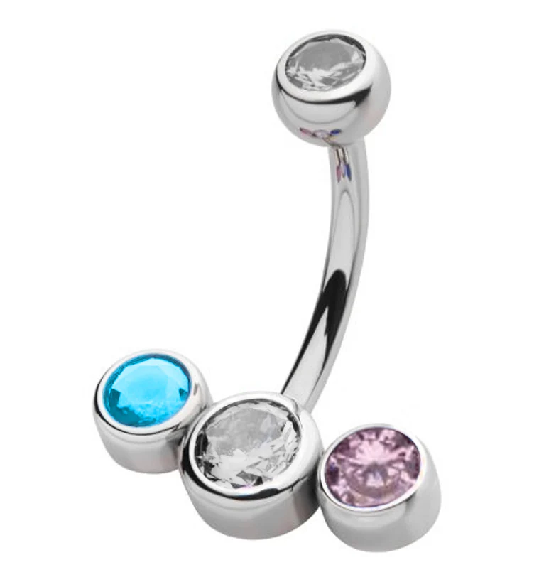 Pride Belly Button Ring Version 3 - Mrs Treak