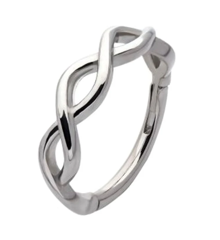 Twisted Hinged Segment Ring - Mrs Treak